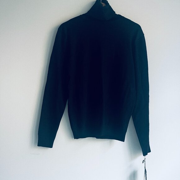 Paul Jones Black Turtleneck Small - Picture 1 of 4